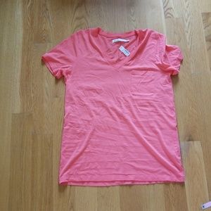 Madewell coral pocket t shirt!